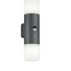 Applique murale 2 ampoules avec détecteur de mouvement HOOSIC