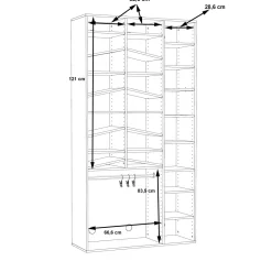 Forte Meubles À Chaussures<Armoire à chaussures YVONNE