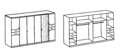Wimex Armoires À Vêtements<Armoire à portes battantes DANZIG