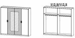 Rauch Armoires À Vêtements<Armoire à portes battantes BORNEO