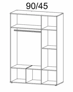 Rauch Armoires À Vêtements<Armoire à portes battantes KEMI