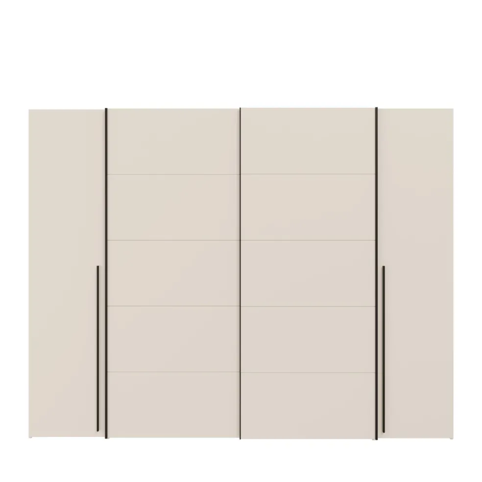 Armoire à portes battantes et coulissantes NARAGO