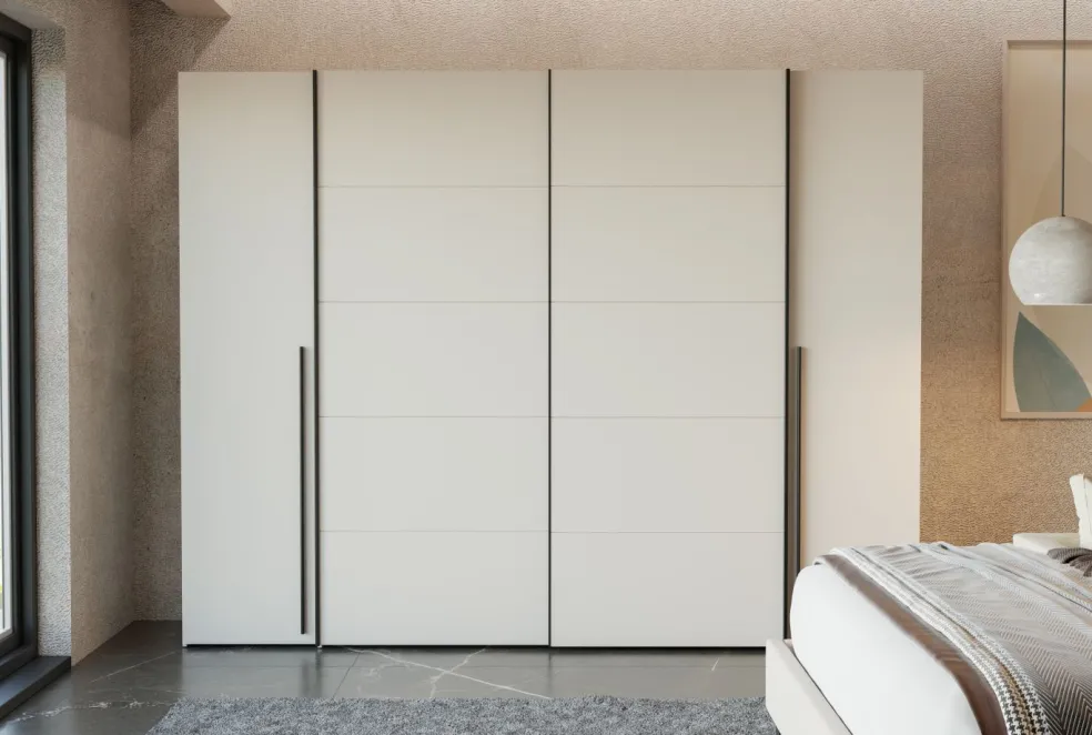 Armoire à portes battantes et coulissantes NARAGO