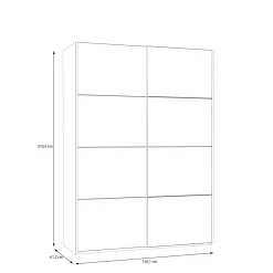Forte Armoires À Vêtements<Armoire à portes battantes SCHACH&MATT