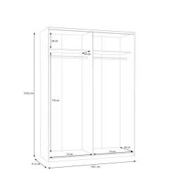 Forte Armoires À Vêtements<Armoire à portes battantes SCHACH&MATT