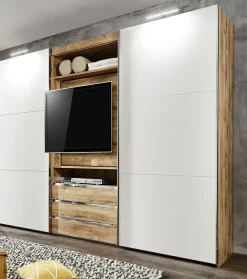 Wimex Armoires À Vêtements<Armoire à portes coulissantes avec support TV intégré MAGIC
