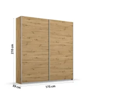 Rauch Armoires À Vêtements<Armoire à portes coulissantes AURELIO