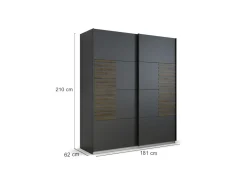 Rauch Armoires À Vêtements<Armoire à portes coulissantes LISSABON
