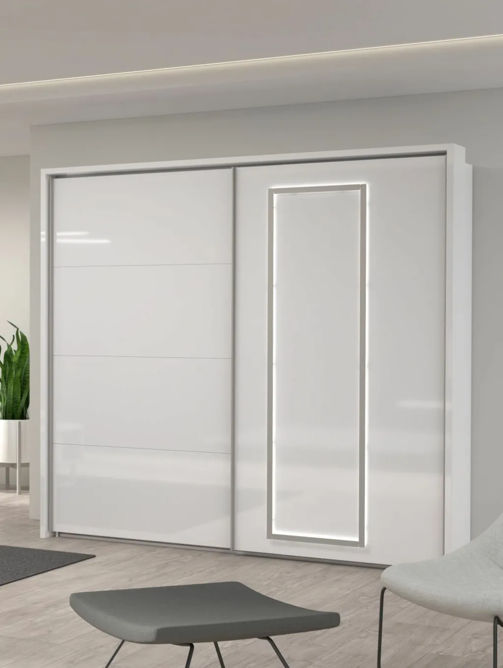 Forte Armoires À Vêtements<Armoire à portes coulissantes SIRIUS CROWN