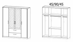 Rauch Armoires À Vêtements<Armoire à vêtements LINDAU