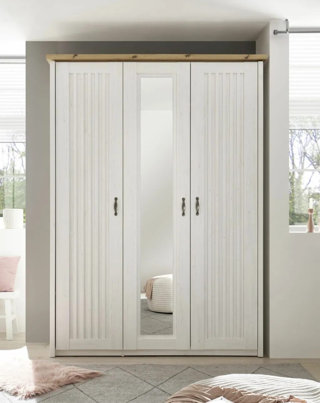 SchlafKONTOR Armoires À Vêtements<Armoire à vêtements TRIENT