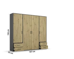 Rauch Armoires À Vêtements<Armoire à vêtements VOYAGER