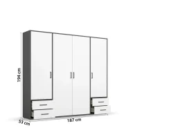 Rauch Armoires À Vêtements<Armoire à vêtements VOYAGER