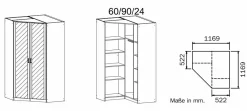 Rauch Armoires À Vêtements<Armoire d'angle BREMEN