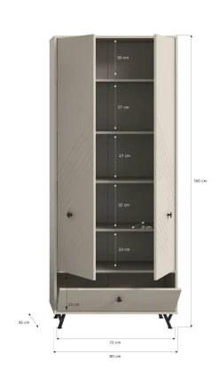 Armoire de penderie TAPI
