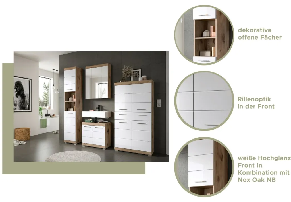 Xonox Armoires De Salle De Bains<Armoire de rangement DEBRE BIRHAN