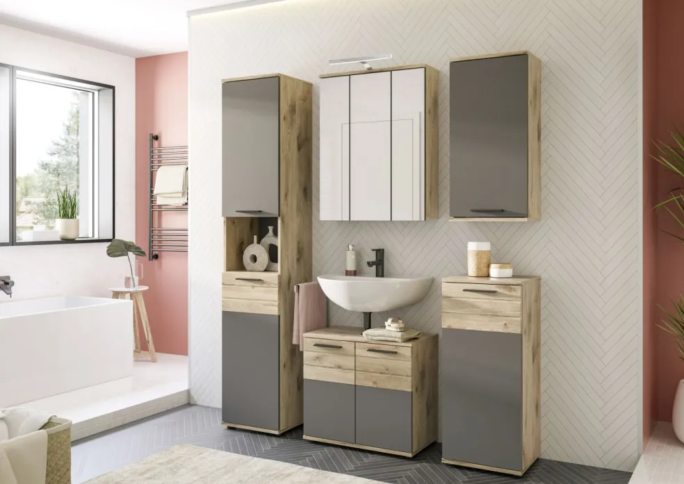 Armoire de toilette AGARO