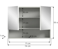 Xonox Armoires De Toilette|Armoires De Salle De Bains<Armoire de toilette DILLA