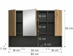 Xonox Armoires De Toilette|Armoires De Salle De Bains<Armoire de toilette MONE