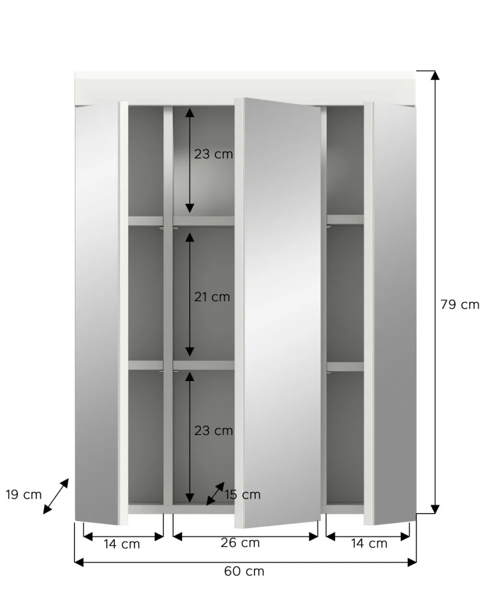 Armoire de toilette SEWULA