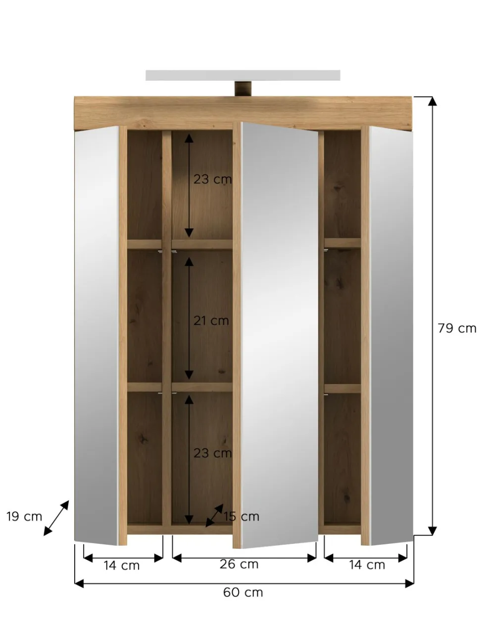 Armoire de toilette SEWULA