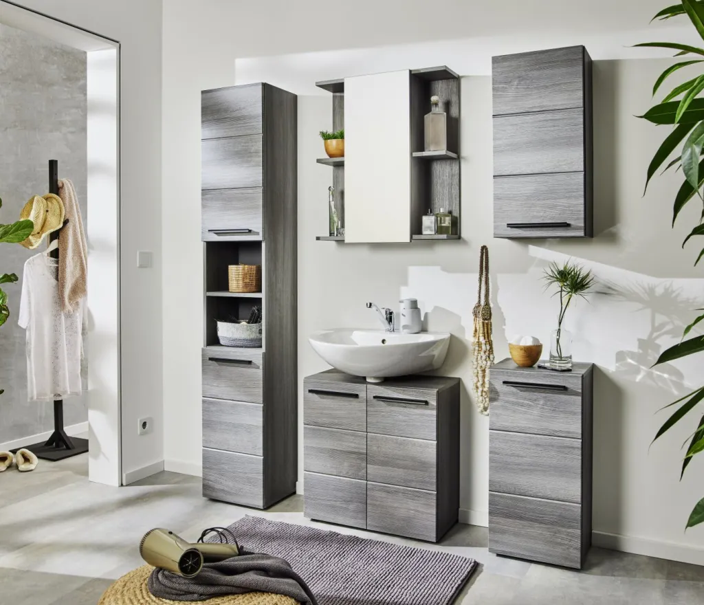 Bega BBK Armoires De Salle De Bains<Armoire haute SILVER