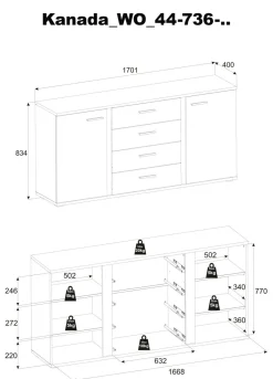 Bega Consult Commodes Combinées|Bahuts<Bahut KANADA