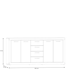 Forte Commodes Combinées|Bahuts<Bahut BACCIO