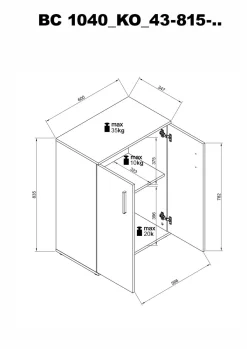 Bega Consult Commodes Avec Portes|Bahuts<Bahut BC 1040
