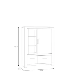 Forte Bahuts Hauts<Bahut haut vitrine KALLASTE