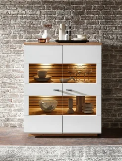 Wohn-Concept Bahuts Hauts<Bahut haut vitrine ASMARA