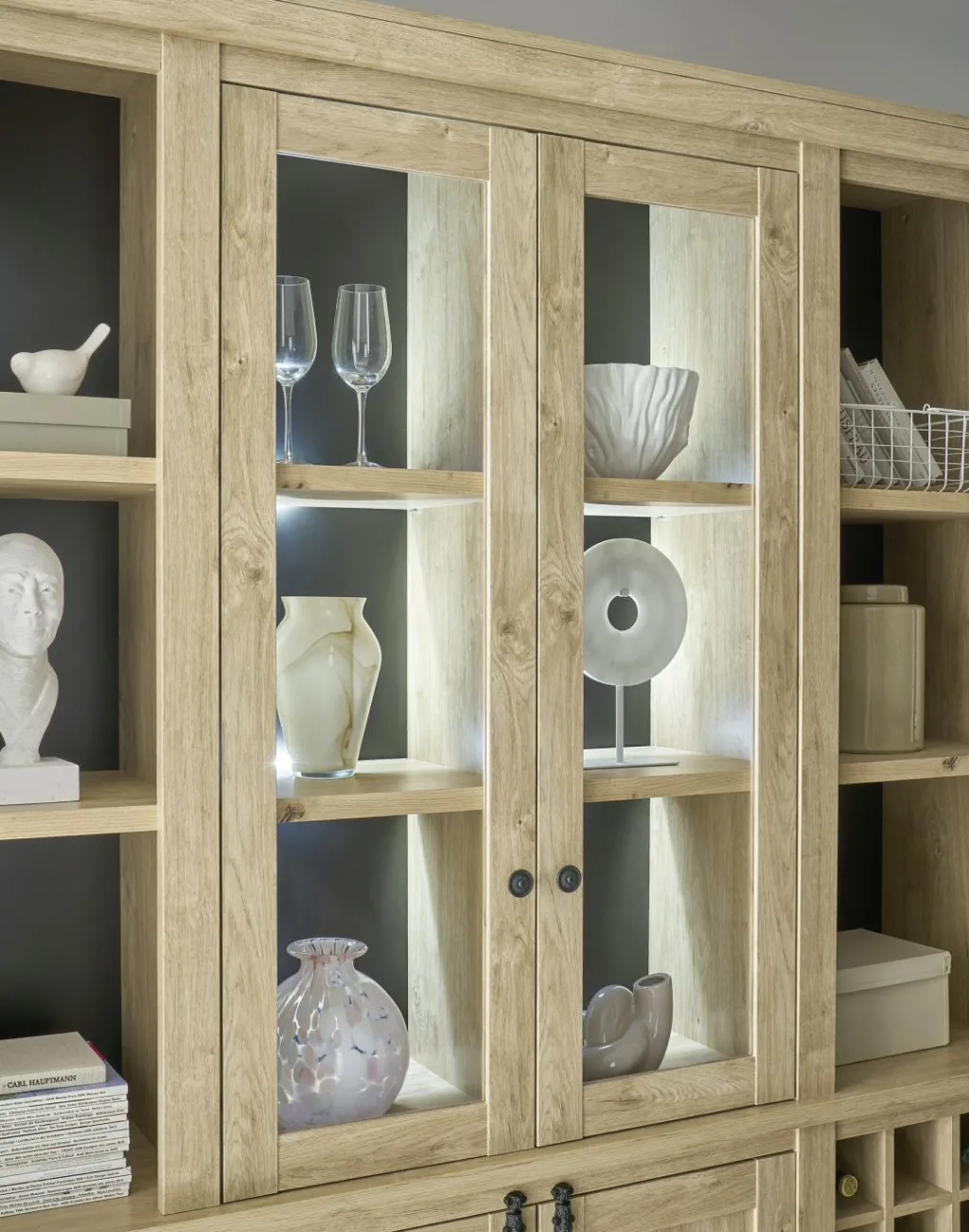 IMV Vaisseliers<Bahut haut vitrine CORNWALL 58