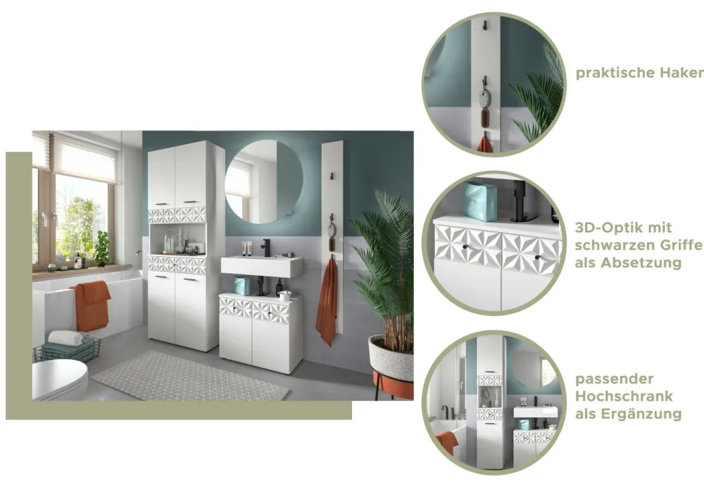 Xonox Armoires De Salle De Bains|Armoires Midi<Bahut ZIWAY