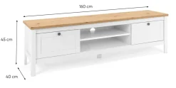 Finori Armoires Tv|Bahuts Bas<Banc TV BERGEN 55
