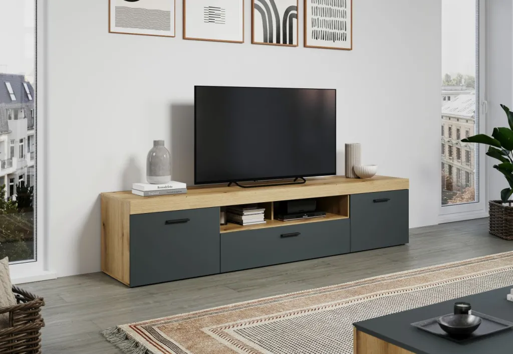Trendteam Armoires Tv|Bahuts Bas<Banc TV FUKUI