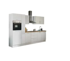 Bega BBK Cuisines Équipées|Afficher Blocs Cuisine<Bloc cuisine avec électroménager CORNWALL (bloc cuisine-four-réfrigérateur-armoire coulissante) I