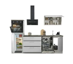 Bloc cuisine avec électroménager HASTINGS (bloc cuisine - meuble colonne) I