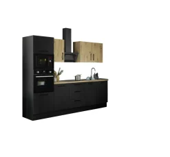 Bloc cuisine avec électroménager CORNWALL (bloc cuisine-four-micro-ondes) VI