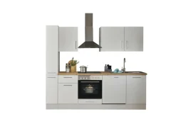 Bloc cuisine avec électroménager CORNWALL (bloc cuisine-armoire coulissante-lave-vaisselle) I