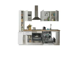 Bloc cuisine avec électroménager CORNWALL (bloc cuisine-armoire coulissante-lave-vaisselle) I