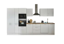 Bega BBK Cuisines Équipées|Afficher Blocs Cuisine<Bloc cuisine avec électroménager CORNWALL (bloc cuisine-four-lave-vaisselle-réfrigérateur-micro-ondes-armoire coulissante) I