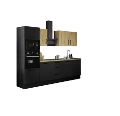 Bega BBK Cuisines Équipées|Afficher Blocs Cuisine<Bloc cuisine avec électroménager CORNWALL (bloc cuisine-four-micro-ondes) VIII
