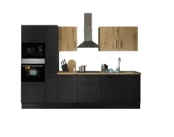 Bloc cuisine avec électroménager CORNWALL (bloc cuisine-four-micro-ondes) IX