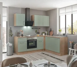 Bloc cuisine avec électroménager HASTINGS (cuisine d'angle) II