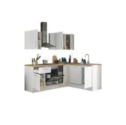 Bega BBK Cuisines Équipées|Afficher Blocs Cuisine<Bloc cuisine avec électroménager CORNWALL (cuisine d'angle-lave-vaisselle) I