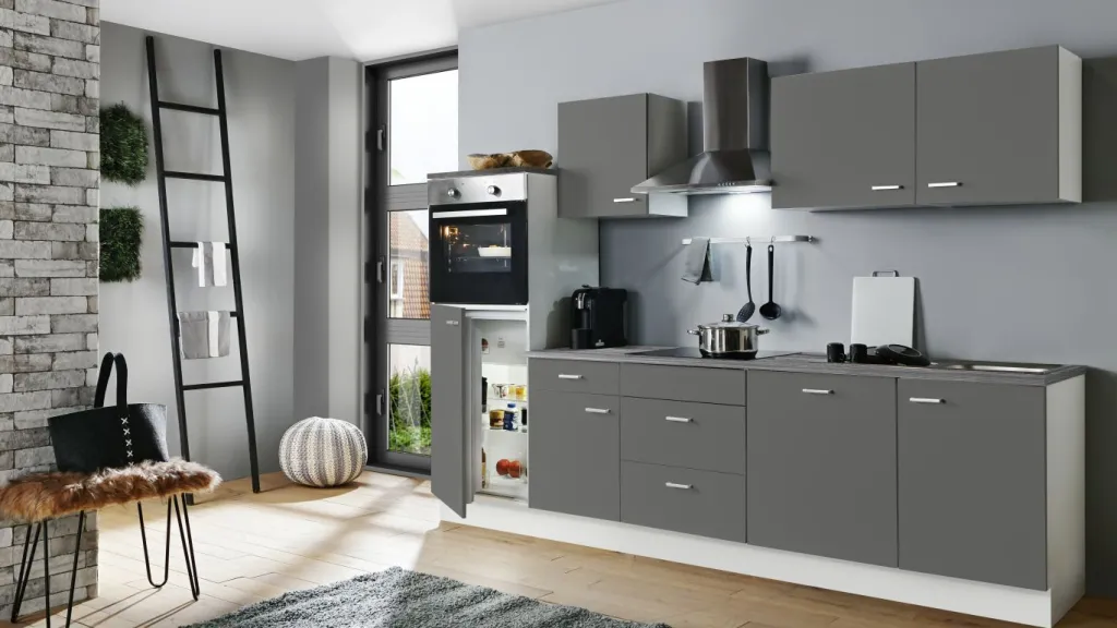 Menke Cuisines Équipées|Afficher Blocs Cuisine<Bloc cuisine avec électroménager ORADEA