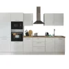 Bloc cuisine avec électroménager CORNWALL (bloc cuisine-four-réfrigérateur-micro-ondes) I