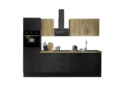 Bloc cuisine avec électroménager CORNWALL (bloc cuisine-four-réfrigérateur) X
