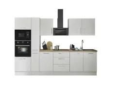 Bloc cuisine avec électroménager CORNWALL (bloc cuisine-four-micro-ondes-armoire coulissante) II
