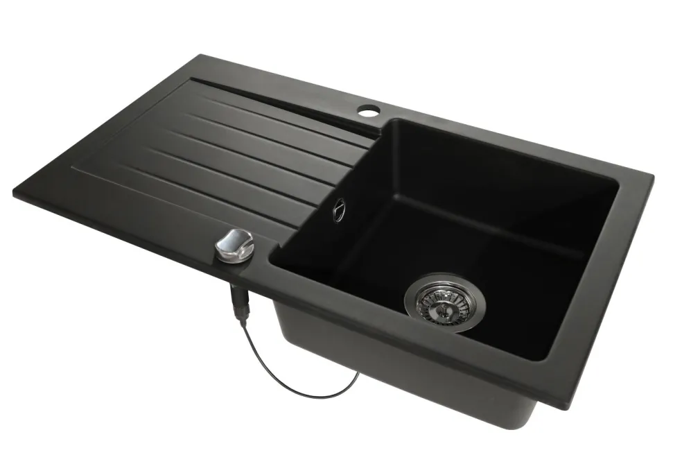 Bloc cuisine avec électroménager CORNWALL (bloc cuisine-four-micro-ondes-armoire coulissante) II